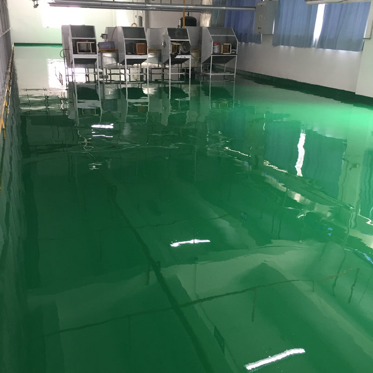 三明彩砂地坪_滄晟環氧地坪漆廠家:地坪漆施工后漆膜不亮是怎么回事