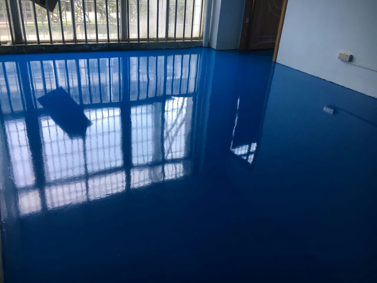 藍色環氧地坪 藍色環氧地坪